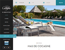 Tablet Screenshot of mas-cocagne.com